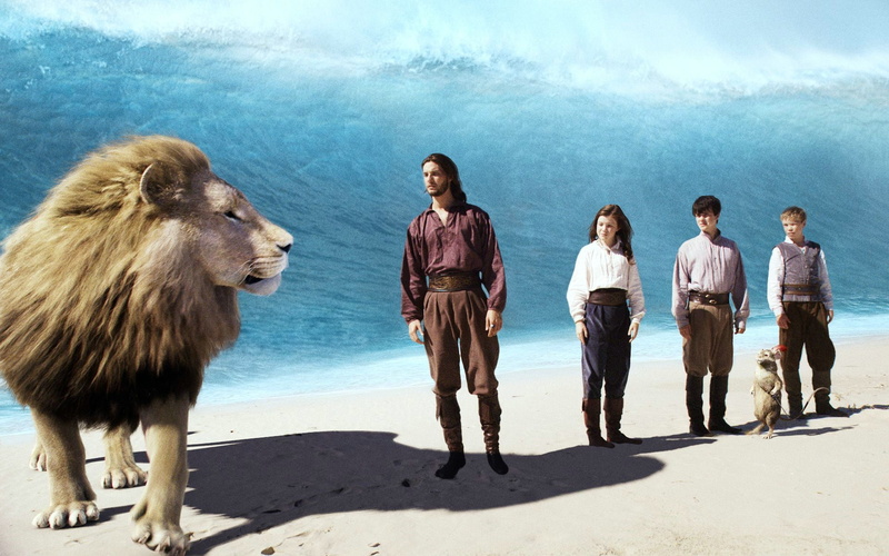1080P, The Chronicles Of Narnia, chronicles of Narnia, Leo, heroes, Aslan, wave