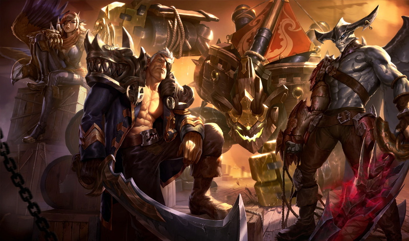 Garen (League Of Legends), Quinn (League Of Legends), League Of Legends, Malphite (League of Legends), Aatrox (League of Legends), Video Game, 1080P