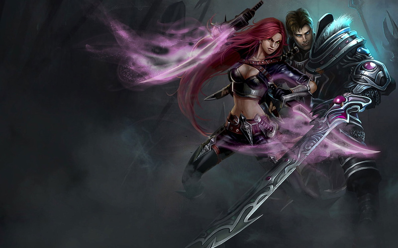 wallpapers, hd, katarina, legends, garen, 1080P, league
