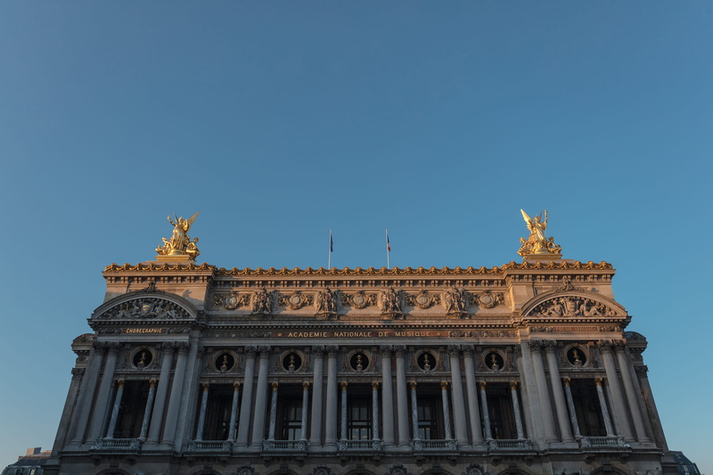 city, nature, place, travel, low angle view, sunset, outdoors, building exterior, built structure, 1080P, paris, france, sky, no people, travel destinations