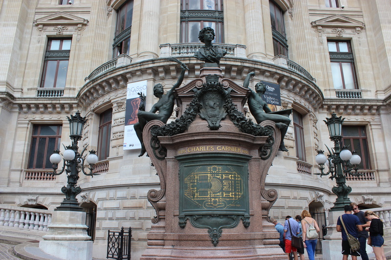 sculpture, representation, facade, day, travel destinations, statue, opera, garnier, architecture, no people, creativity, travel, low angle view, tourism