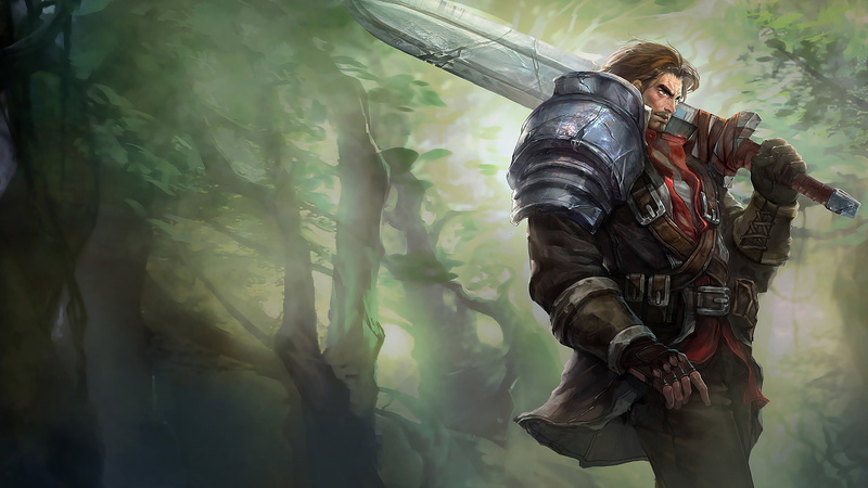 Riot Games, Garen, Sword, League of legends, Game, Scapular, LoL, Garnier, The game, 4K