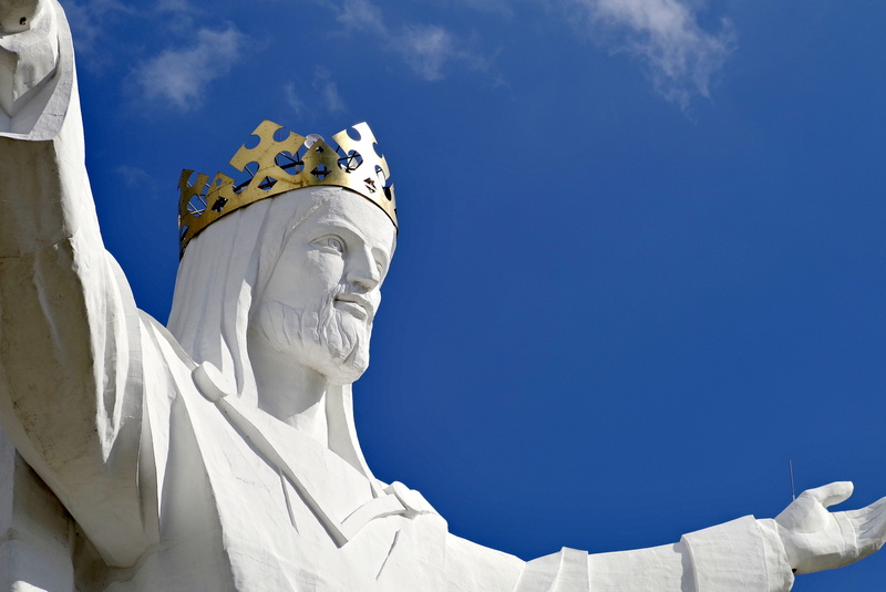 white color, history, low angle view, tour, nature, sky, art and craft, building, travel destinations, religion, świebodzin, white, travel, craft, jesus