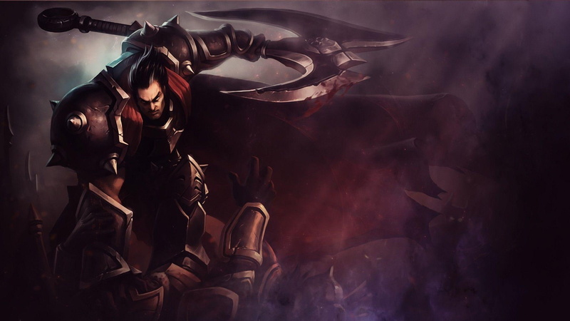 league of legends, illustration, darius, legends, character, anime, games, league, 1920x1080, 1080P