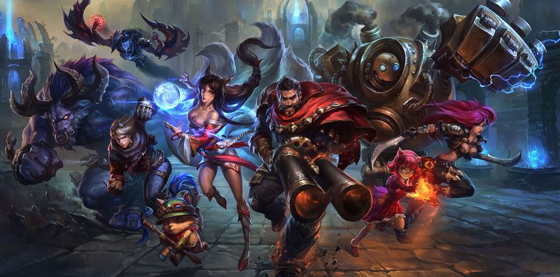 Blitz, Katarina, Lucian, Teemo, 2K, fantasy art, Ahri, League of Legends, realistic, Darius