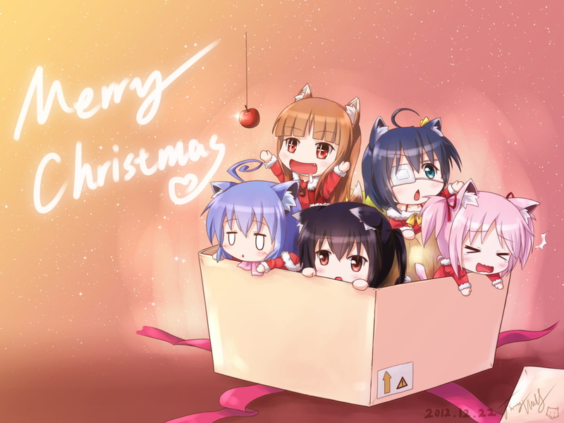 720P, kaname, ears, horo, acchi, k on, spice, nakano, kocchi, catgirl, tsumiki, animal, rikka, takanashi, azusa, chibi, wolf, madoka, langbazi, miniwa