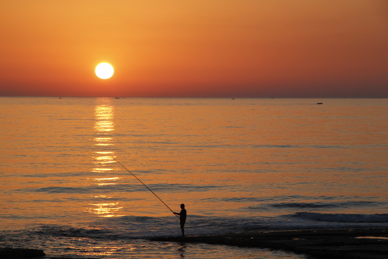 antalya, silhouette, leisure activity, marine, beauty in nature, outdoors, sunset, horizon over water, summer, scenics - nature, one person, sea, sport