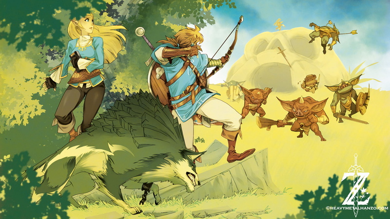 The Legend of Zelda: Breath of the Wild, Wolf Link, Zelda, 1080P, Link