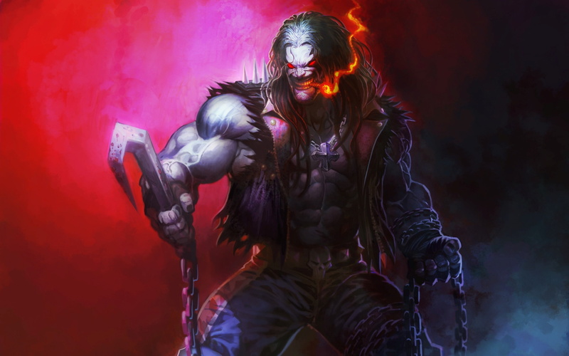 fantasy Art, comics, DC Comics, Lobo, 2K