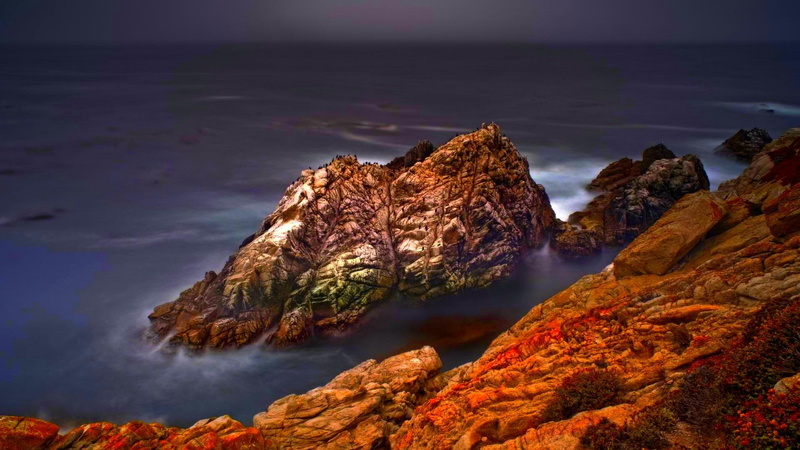 lobos, cove, golden sieve point, rocks, land, pinnacle, digital, long exposure, photography, surf, 1080P, pinnacle co, seas