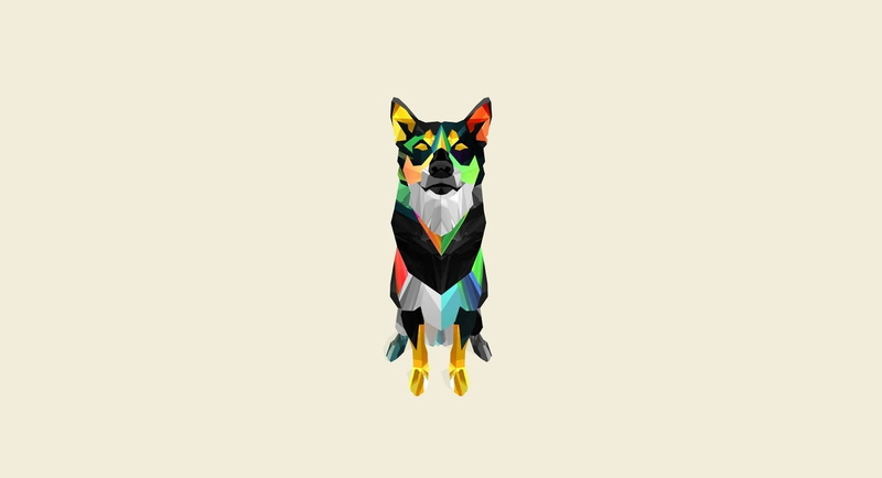 domestic, multicolored, Aero, animal themes, domestic animals, pets, painting, cute, lobo, chihuahua - dog, vertebrate, multi colored, dog, pixel, Vector Art