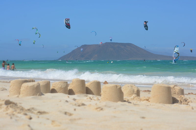 vacations, trip, sky, outdoors, aquatic sport, holiday, fuerteventura, horizon over water, nature, sport, waves, motion, water, beauty in nature, isla de lobos
