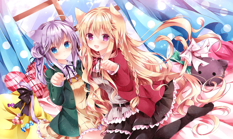 original characters, anime, kitsunemimi, 720P, fox girl, artwork, anime girls