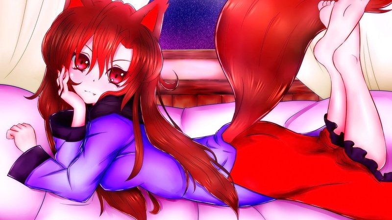 kitsunemimi, no people, multi colored, variation, blue, indoors, 1080P, anime, mask, choice, art and craft, Imaizumi Kagerou, anime girls, close-up, disguise