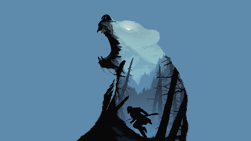 The Revenant, minimalism, bears, 2K, Leonardo DiCaprio