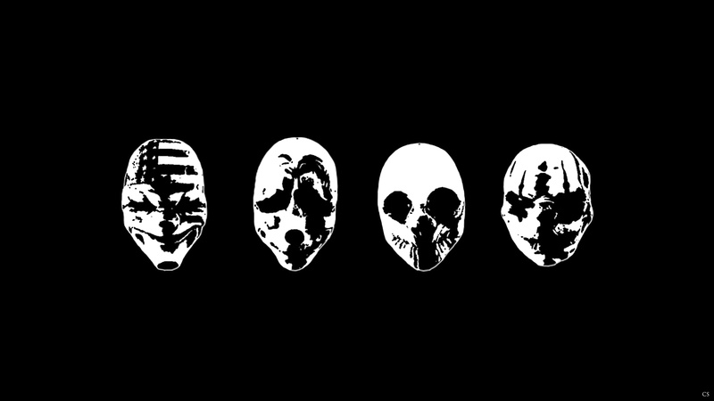 PC gaming, overkill, Hoxton, Payday: The Heist, video games, 1080P, mask, Payday 2