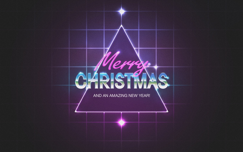 New Year, Christmas, Abduzeedo, digital art, 2K