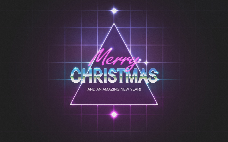 2K, abduzeedo christmas new year digital art