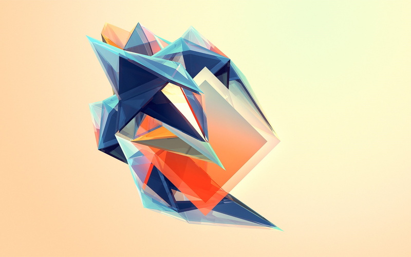 design, paper, studio shot, multi colored, blue, abduzeedo digital art, single object, shape, indoors, vibrant color, no people, close-up, triangle shape