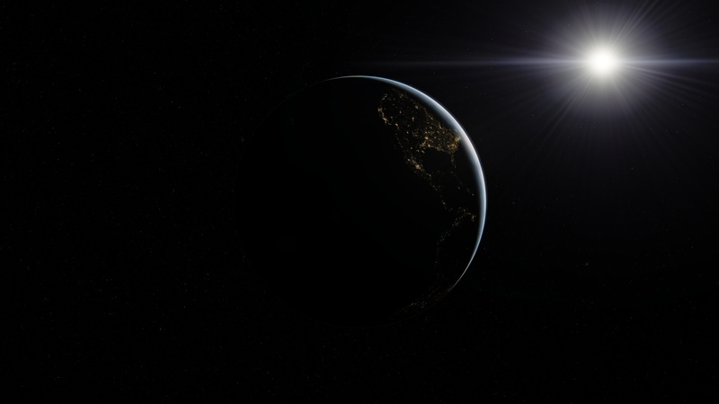sky, Sun, full, circle, studio shot, eclipse, sphere, Space Engine, no people, dark, space, nature, outdoors, geometric shape, night, black background