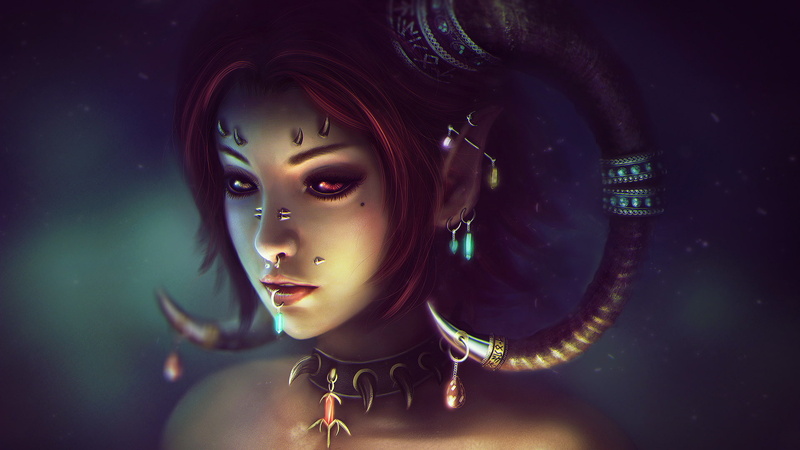 young adult, front view, Anime Girls, fantasy Art, hairstyle, studio shot, anime, portrait, Eddy Shinjuku, redhead, beauty, looking at camera, fashion