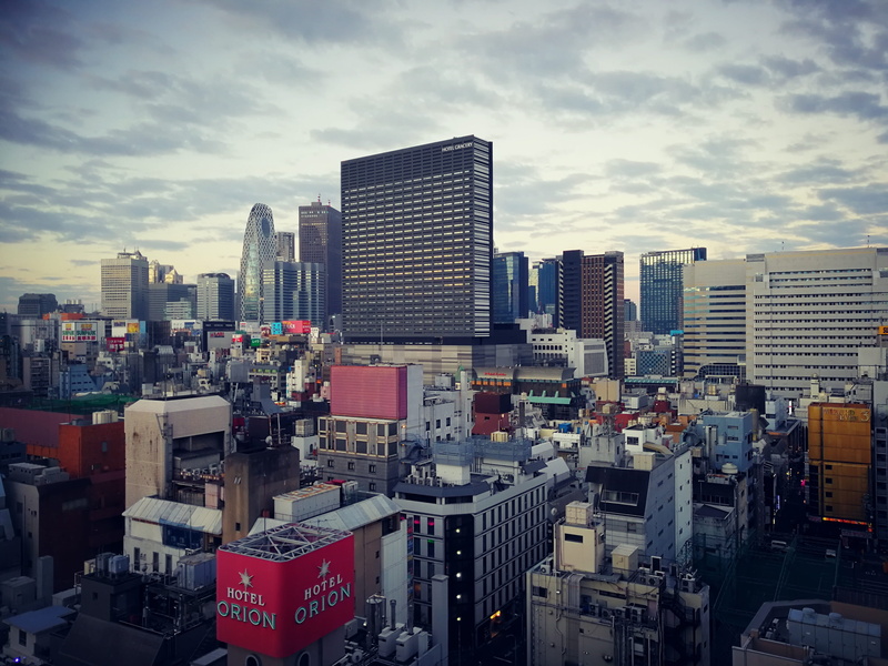 view, shinjuku, sky, architecture, 4K, residential district, tower, office, cloud - sky, modern, building, office building exterior, tall - high, japan
