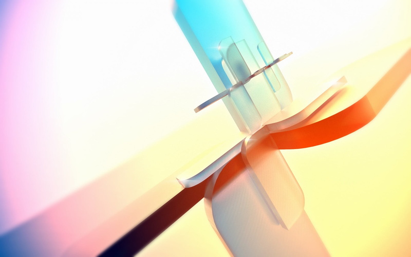 sunlight, shapes, tilt, colorful, drinking straw, studio shot, render, orange color, close-up, day, transparent, digital art, refreshment, glass - material