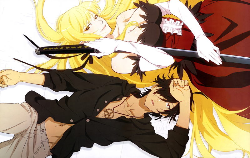 Koyomi Araragi, 5K, Anime, Monogatari (Series), Kiss-shot Acerola-orion Heart-under-blade