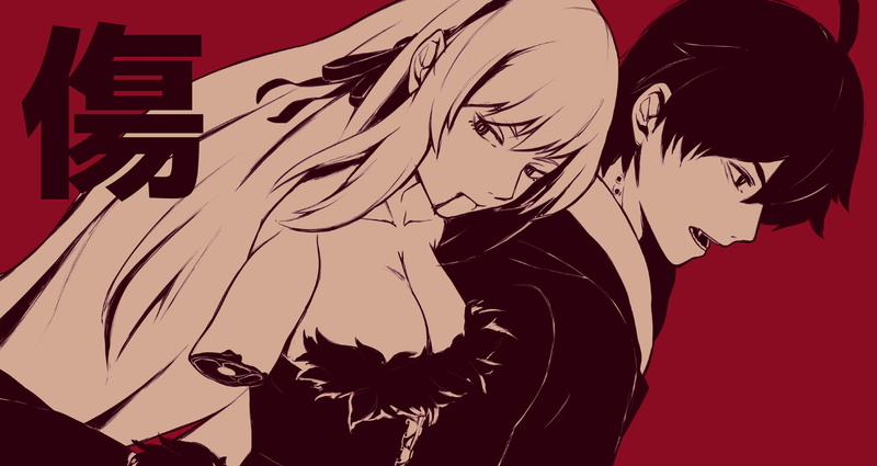 Anime, Koyomi Araragi, Shinobu Oshino, Monogatari (Series), Kiss-shot Acerola-orion Heart-under-blade, 1080P