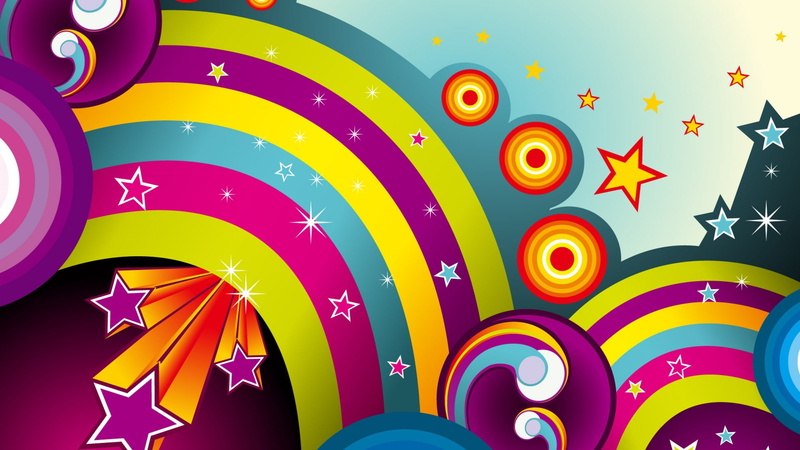 illustration, abstract, 2K, circles, hd, doodle