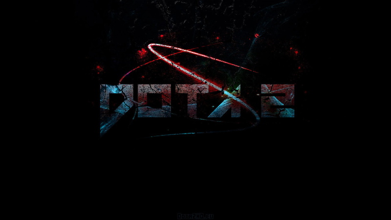 indoors, communication, transportation, capital letter, mode of transportation, red, copy space, dark, no people, neon, black background, Dota 2, 1080P