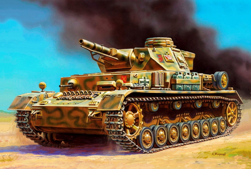 Medium tank, art, Panzerkampfwagen IV, Panzerwaffe, WW2, 1080P, Germany, Pz.Kpfw, Ausf D