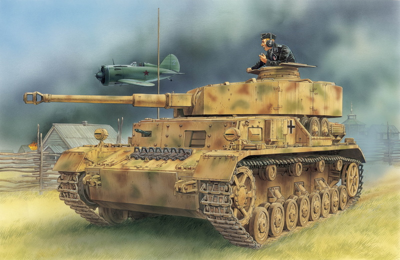 government, armored Tank, cannon, field, body Armor, T‑IV, tank, day, power, weapon, man, outdoors, history, machine gun, war, figure, Panzerkampfwagen IV