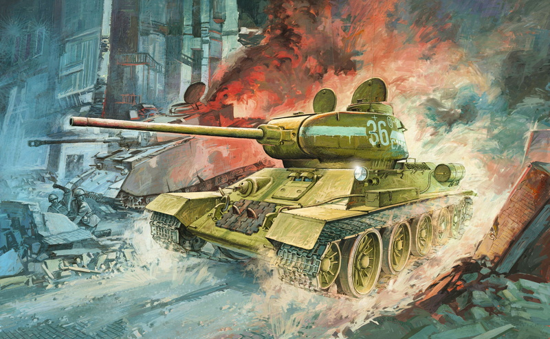 russia, T-34/85, history, armored Vehicle, war, armed Forces, protection, yellow, architecture, artillery, world War II, power, battle, weapon, fighting