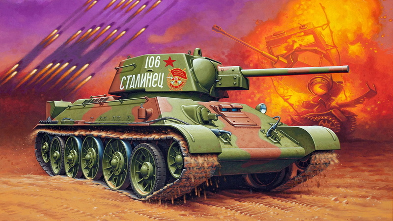 The red army, Soviet medium tank, T-34, 1080P, STALINETS, thirty-four