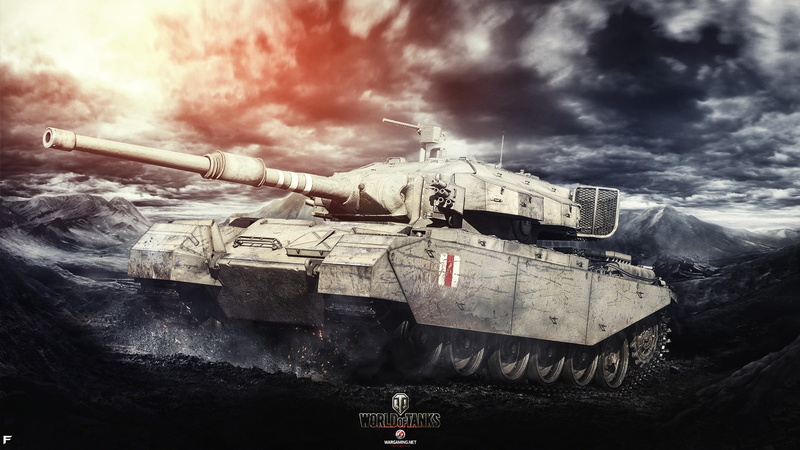 World of Tanks, Game, Art, 1080P, FuriousGFX, Wargaming, Centurion Mk. 7/1