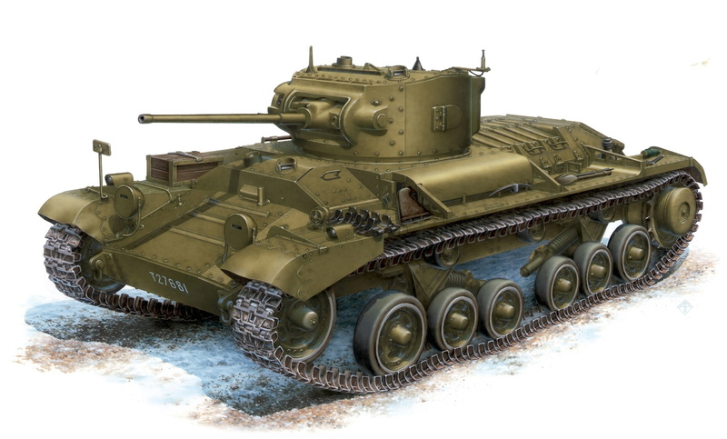figure, easy, 1080P, The second world war, British infantry tank, Mk III, art, Valentine