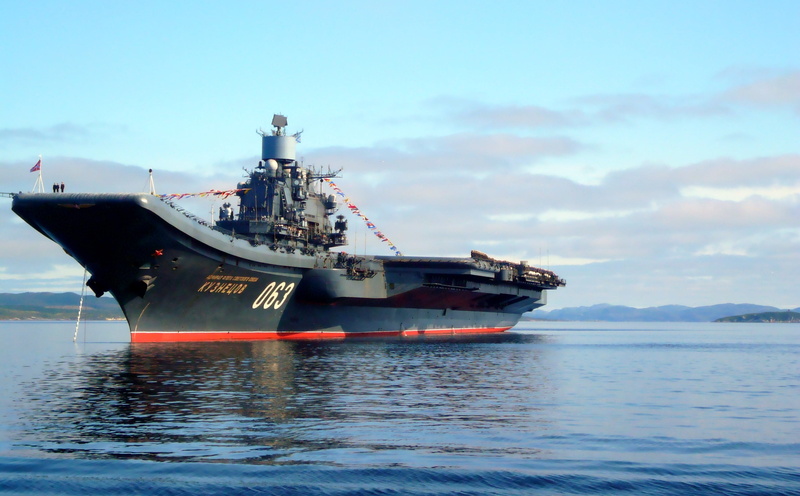 The carrier, Aircraft carrier, sky, mode of transportation, armed Forces, war, Russian Navy, sea, gun, destroyer, harbor, sailors, industry, shipping, military Ship