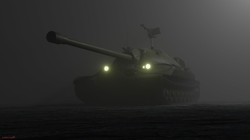 lights, 4K, IS-7, World of Tanks, tank