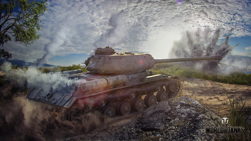 destruction, plant, cloud - sky, sunlight, day, transportation, steam, tree, IS-2, environment, IS-1, metal, wargaming, video games, water, land, photo