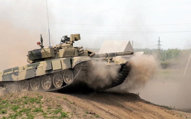 1080P, camouflage, dust, T-90, tank, military