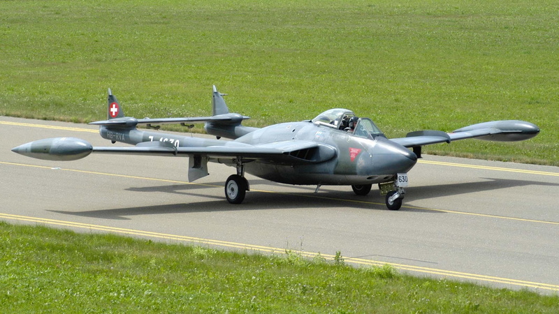 de havilland, de, venom, mk, 1080P, aircraft planes, havill