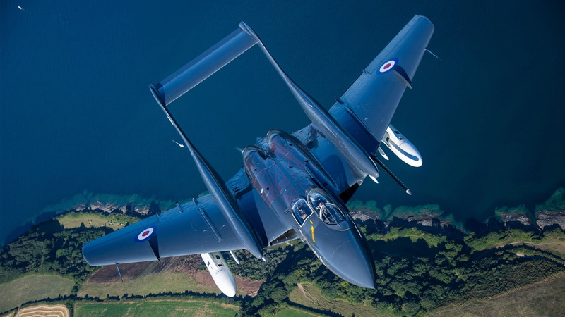 de Havilland DH.110 Sea Vixen, de Havilland Aircraft Company, RAF, Royal Navy, 1080P, Fighter, Sea Vixen