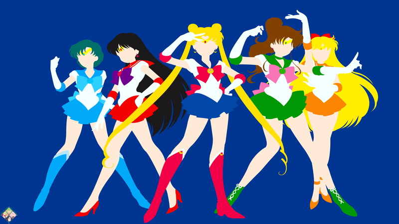 Sailor Moon, Sailor Mercury, 4K, Sailor Venus, Sailor Mars, Sailor Jupiter