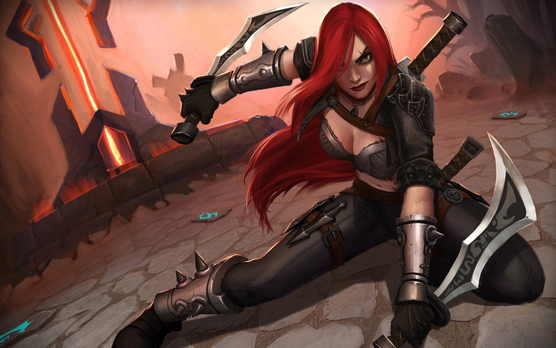 fashion, portrait, women, protection, beautiful woman, one person, front view, Noxus, adult, hairstyle, lifestyles, League of Legends, red, full length