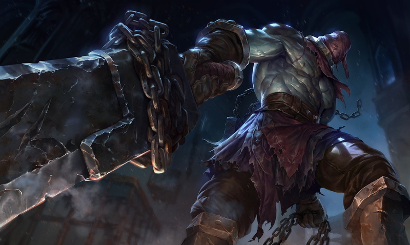 sixmorevodka studio, 1080P, art, the game, champion, Nightmare Tryndamere - League of Legends