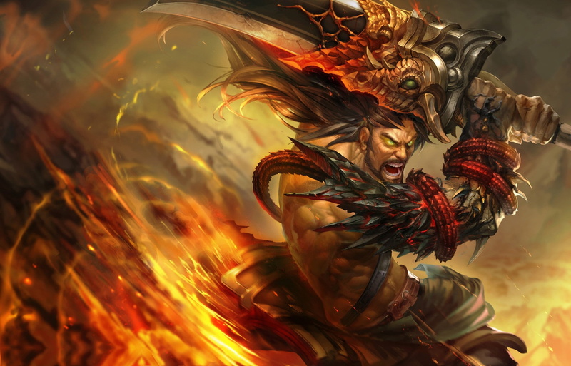 champion, art. the game, league of legends Tryndamere, robin-ruan, 1080P