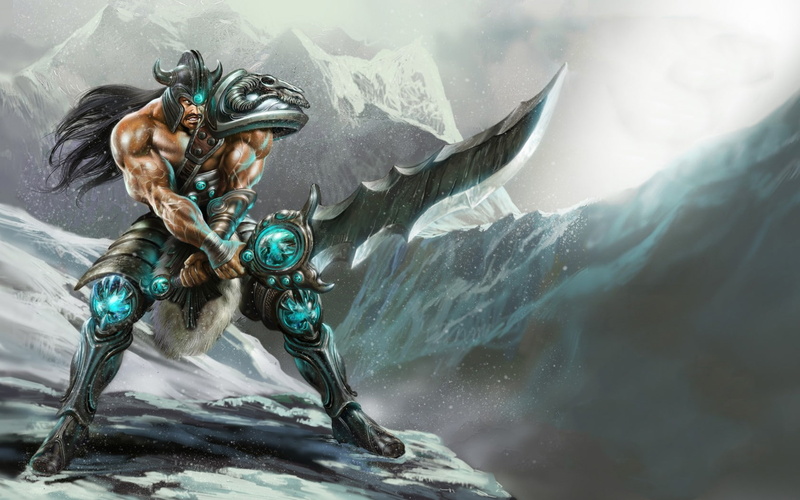 legends, tryndamere, league, 720P, sword