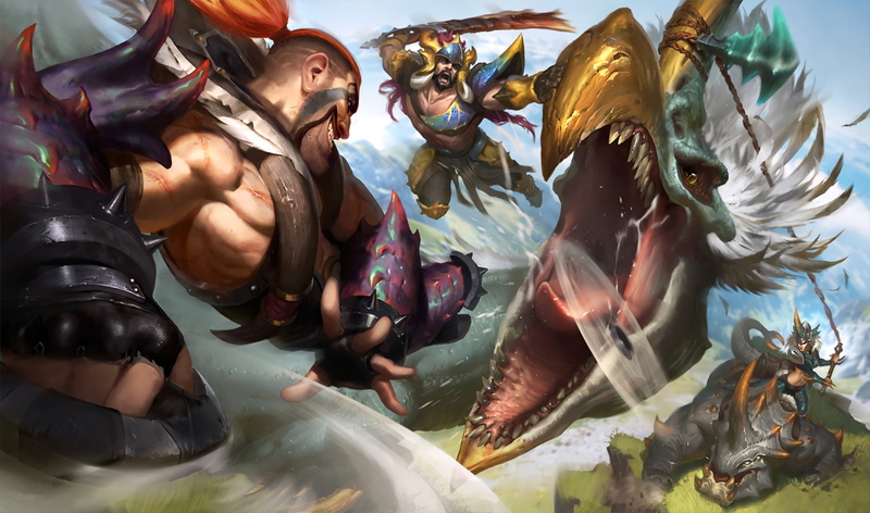Video Game, Draven (League Of Legends), Tryndamere (League of Legends), Sejuani (League Of Legends), League Of Legends, 1080P