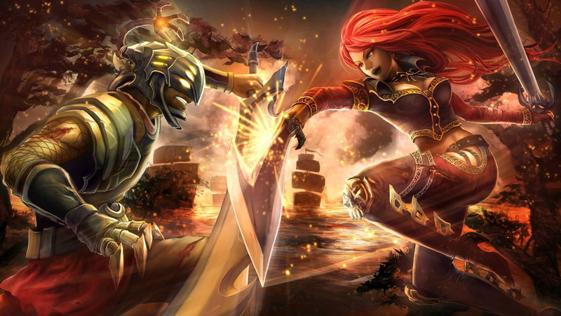 1080P, League Of Legends, Katarina (League Of Legends), Video Game, Master Yi (League Of Legends)